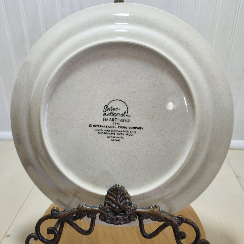 Vintage International Stoneware‎ Heartland 10¾" Dinner Plate #7774  Cottage Core - Picture 4 of 12